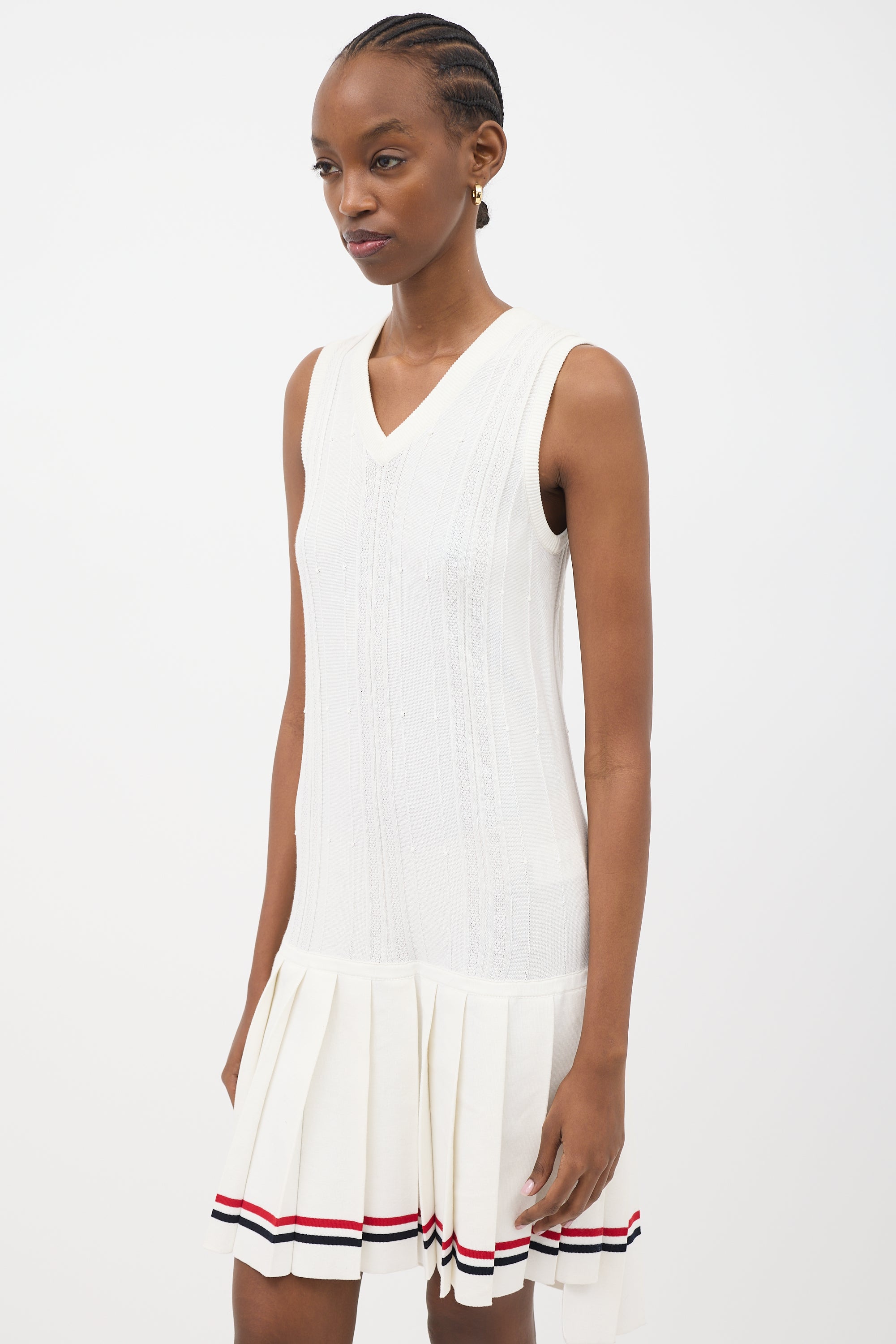 Thom Browne // Knit Drop Waist Tennis Dress – VSP Consignment