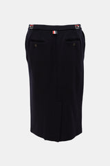 Thom Browne Knit RWB Midi Skirt