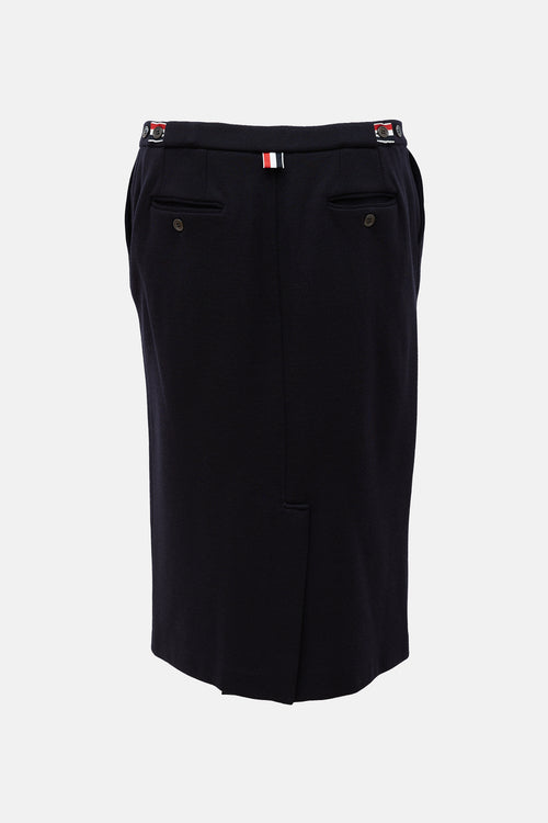 Thom Browne Knit RWB Midi Skirt