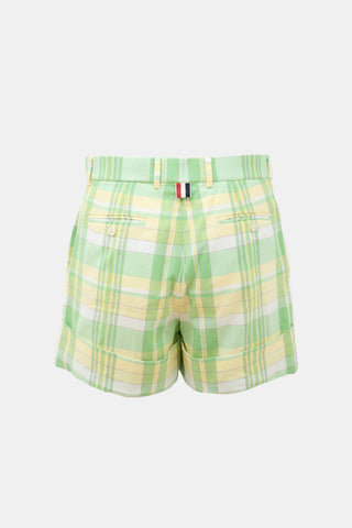 Thom Browne Plaid Shorts