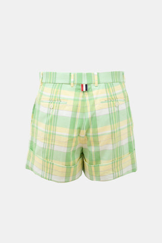 Thom Browne Plaid Shorts