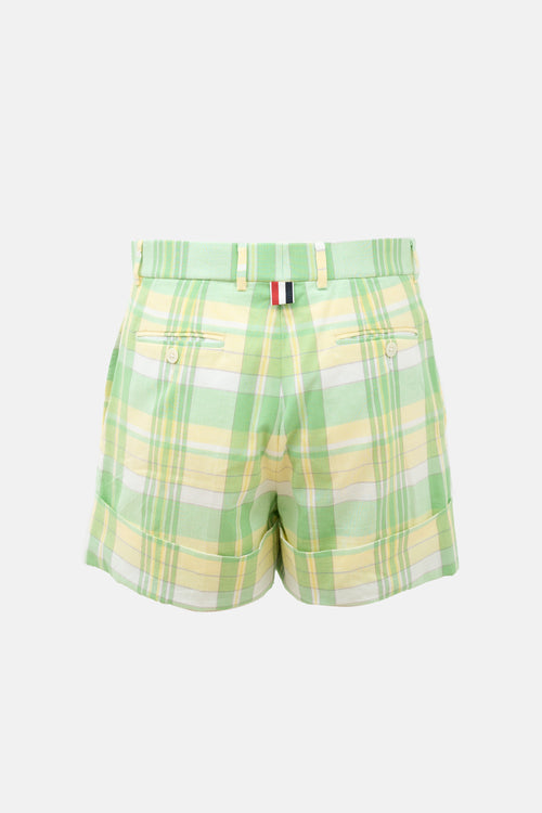 Thom Browne Plaid Shorts