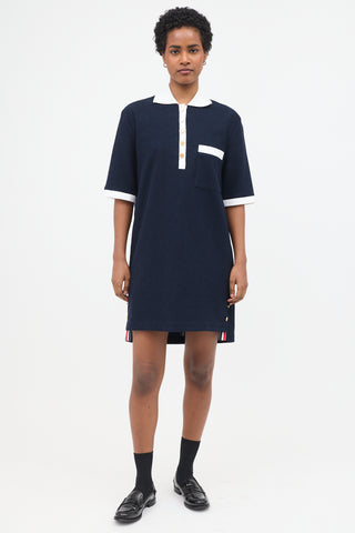 Thom Browne RWB Stripe Polo Dress