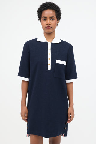 Thom Browne RWB Stripe Polo Dress