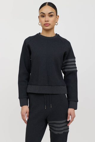 Thom Browne Striped Waffle Co-Ord Set