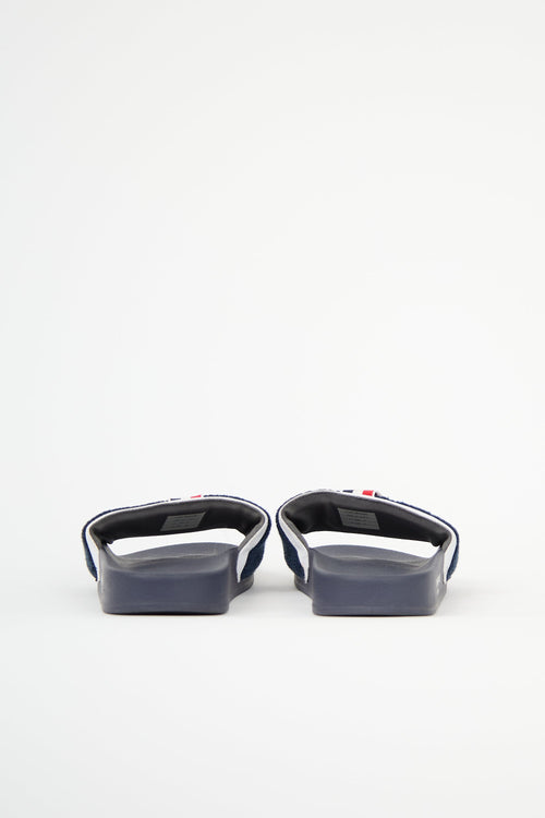 Thom Browne Terry Cloth Pool Slide