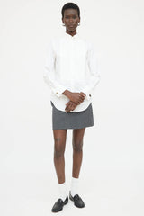 Thom Browne Pleated Tuxedo Shirt