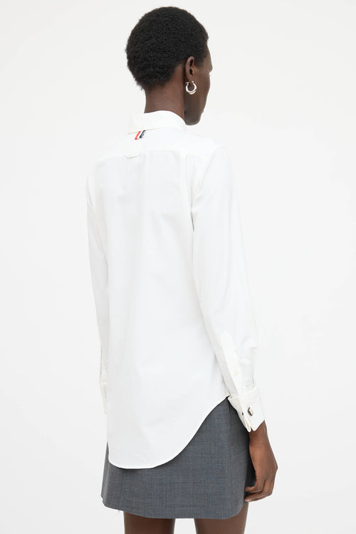 Thom Browne Pleated Tuxedo Shirt