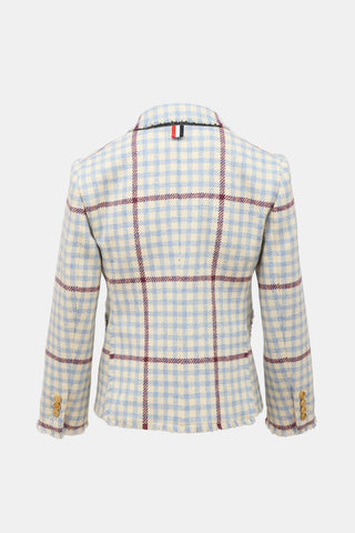 Thom Browne Wool Checked Blazer