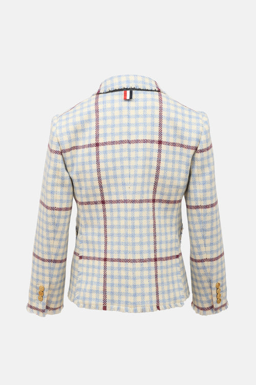 Thom Browne Wool Checked Blazer