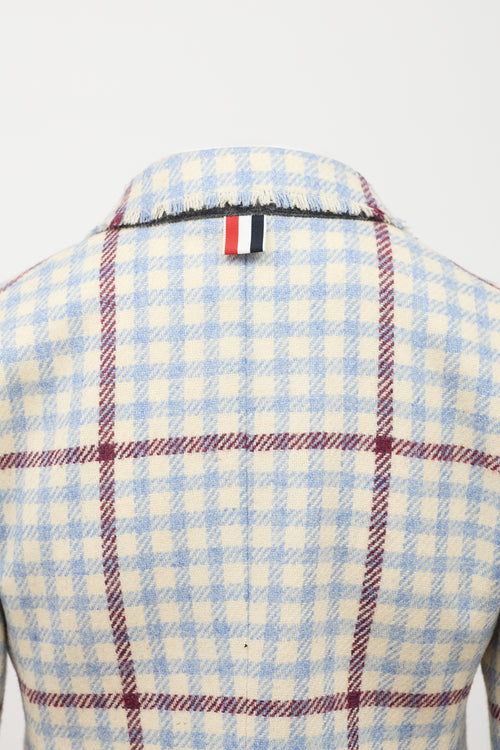 Thom Browne Wool Checked Blazer