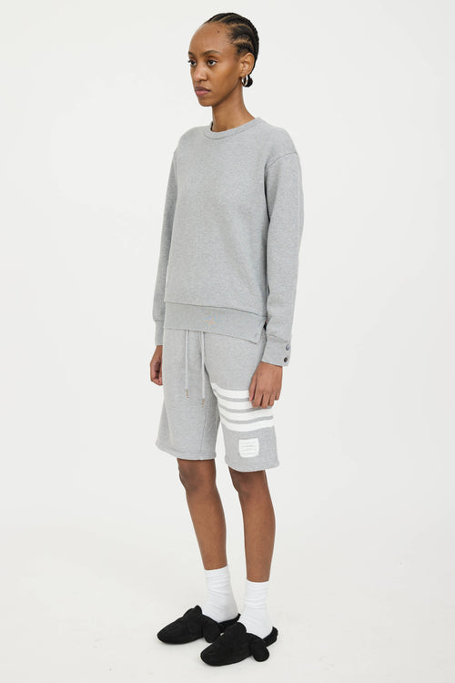 Thom Browne 4-Bar Sweat Shorts