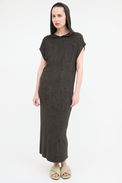 Thom Krom Terry Hooded Dress