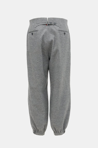 Thom Browne Boiled Wool Pantaloon Trouser