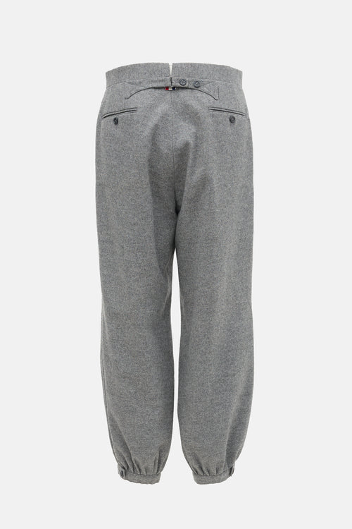 Thom Browne Boiled Wool Pantaloon Trouser