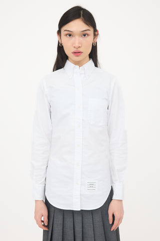 Thom Browne Button RWB Shirt