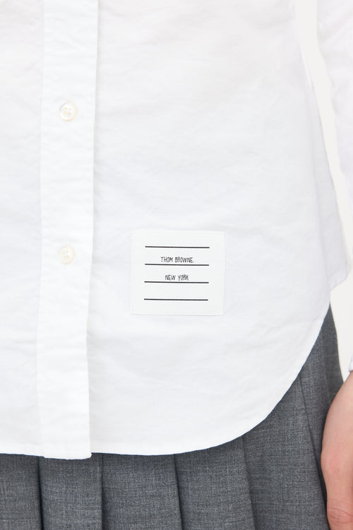 Thom Browne Button RWB Shirt
