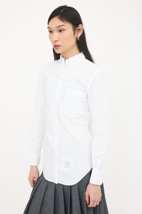 Thom Browne Button RWB Shirt