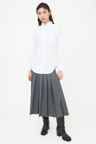 Thom Browne Button RWB Shirt