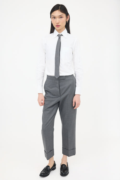 Thom Browne Button RWB Shirt