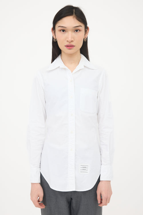 Thom Browne Button RWB Shirt