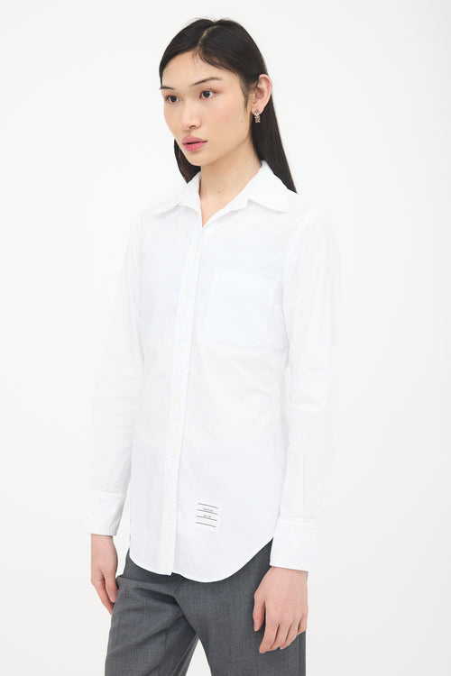 Thom Browne Button RWB Shirt
