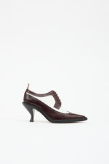 Thom Browne Longwing Spectator Brogue Heel