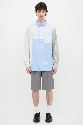 Thom Browne Mixed Pattern Shirt