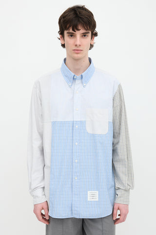 Thom Browne Mixed Pattern Shirt