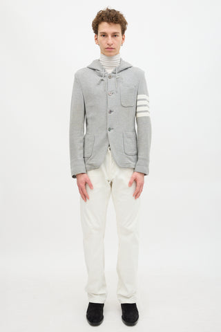 Thom Browne Patch Pocket Four Bar Jacket