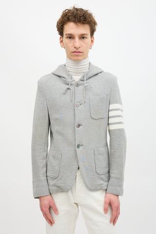 Thom Browne Patch Pocket Four Bar Jacket