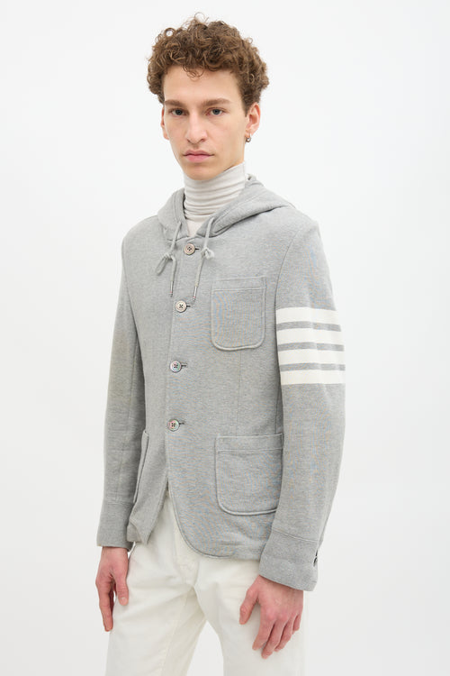Thom Browne Patch Pocket Four Bar Jacket