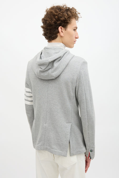 Thom Browne Patch Pocket Four Bar Jacket