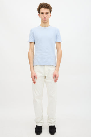 Thom Browne Pique Four Bar T-Shirt