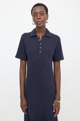 Thom Browne Pleated Polo Dress