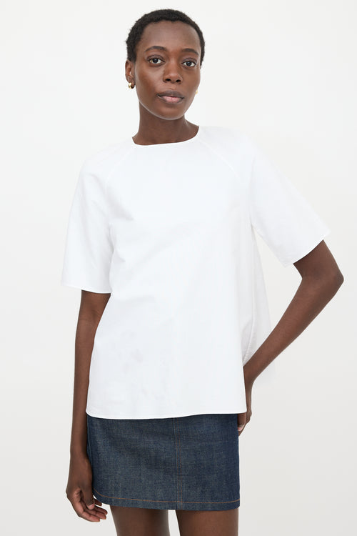 Thom Browne Poplin Checked Blouse