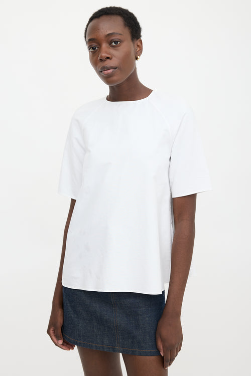 Thom Browne Poplin Checked Blouse