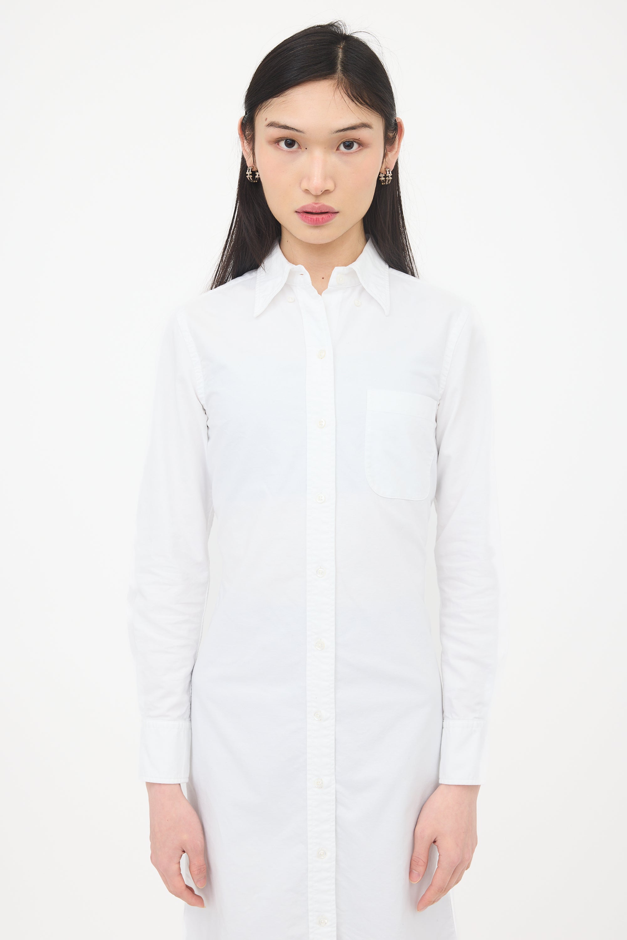 Thom Browne // RWB Shirt Dress VSP Consignment Thom Browne // RWB Shirt Dress VSP Consignment