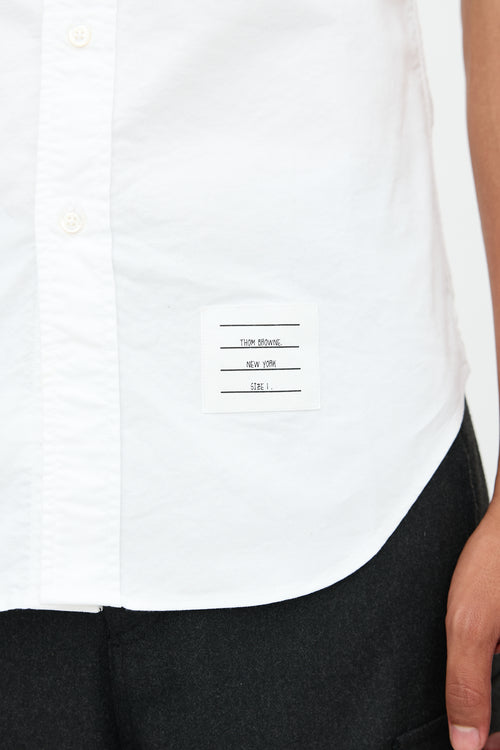 Thom Browne RWB Stripe Short Sleeve Shirt