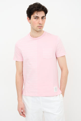 Thom Browne Split Striped T-Shirt