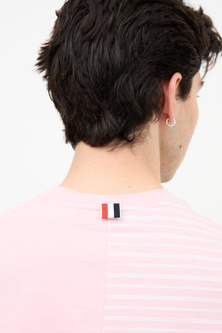 Thom Browne Split Striped T-Shirt