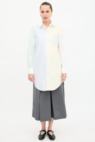 Thom Browne Striped Shirt Dress