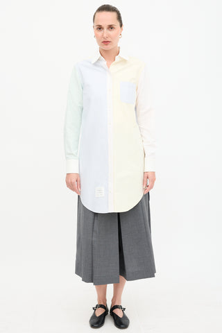 Thom Browne Striped Shirt Dress