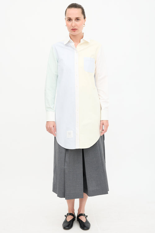 Thom Browne Striped Shirt Dress