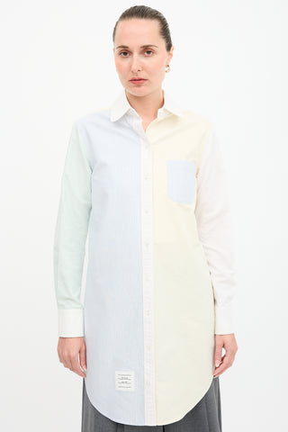 Thom Browne Striped Shirt Dress