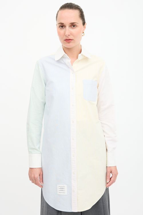 Thom Browne Striped Shirt Dress