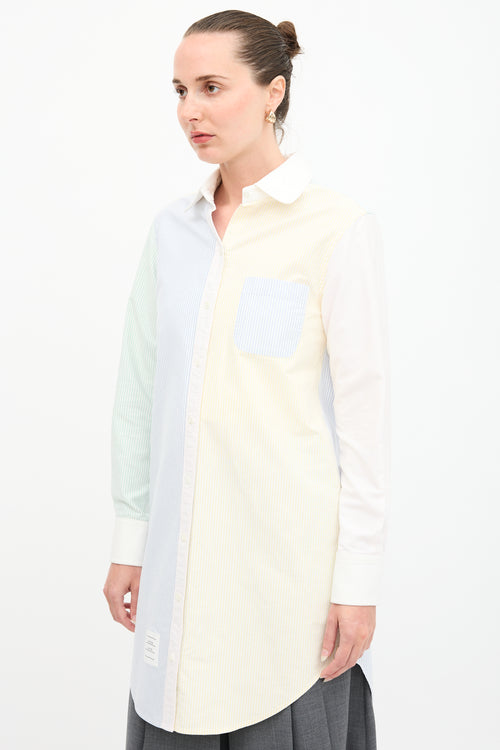 Thom Browne Striped Shirt Dress