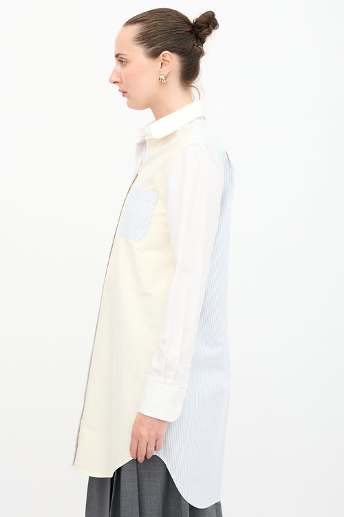 Thom Browne Striped Shirt Dress