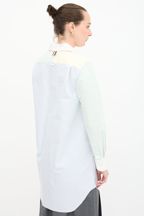 Thom Browne Striped Shirt Dress