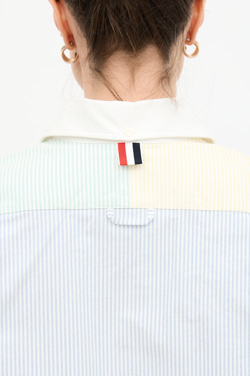 Thom Browne Striped Shirt Dress